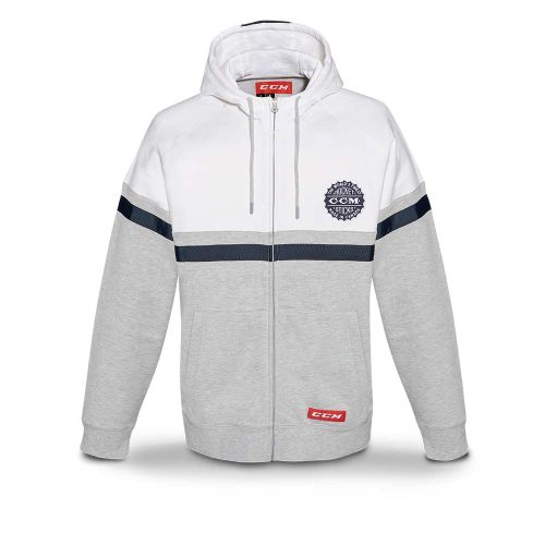 CCM Heritage Logo Fullzip Fleece Hood Senior