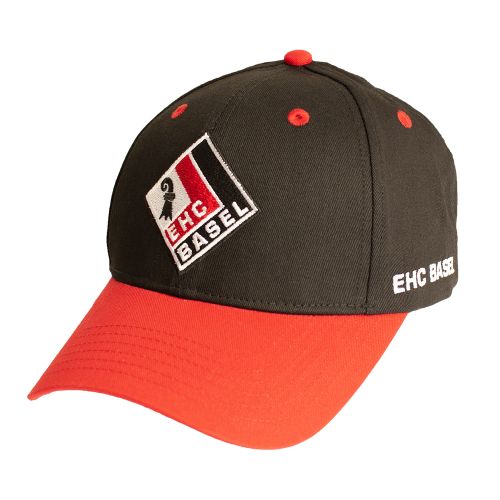 EHC Basel Cap schwarz/rot