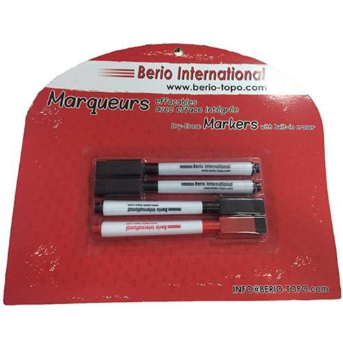 Boardmarker 4Pack mit Magnetdeckel